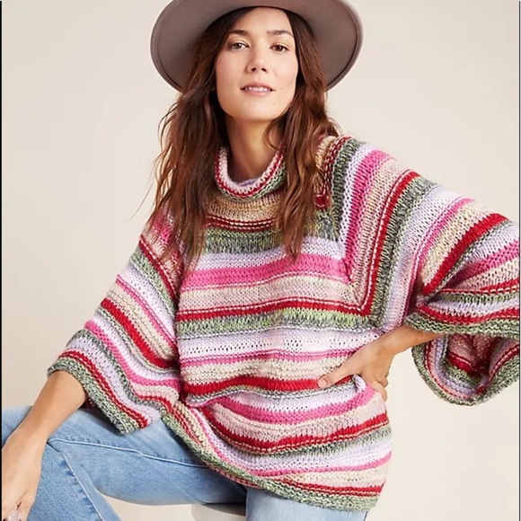 HOST PICK โจ๐ Anthropologie colourful striped knit sweater - Picture 3 of 8